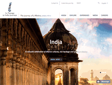 Tablet Screenshot of lepassagetoindia.com